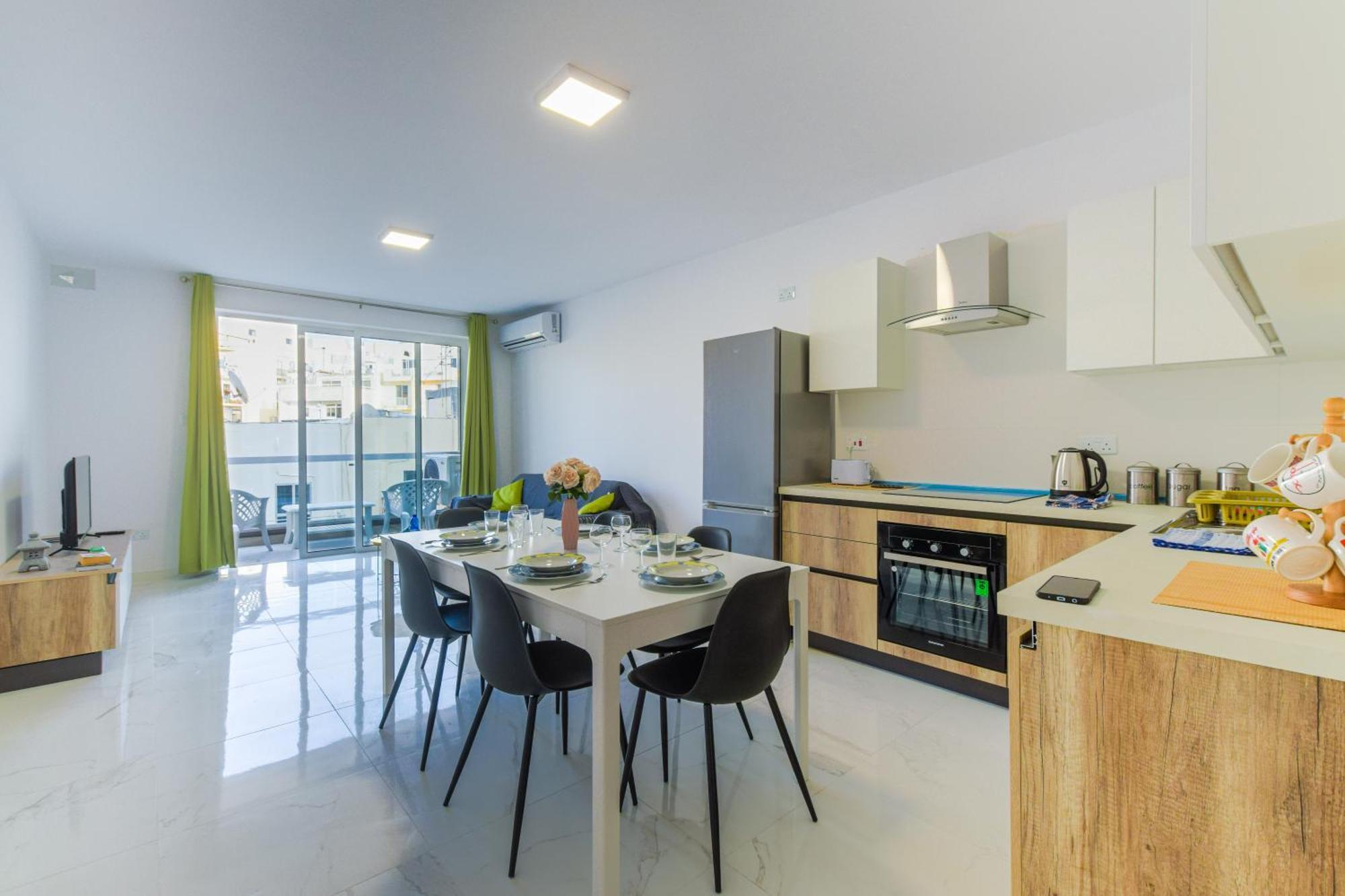 Spacious Brand New Apartment 3 Bdr 2Bth Bugibba St. Paul's Bay Exteriér fotografie